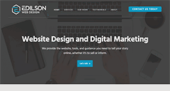 Desktop Screenshot of edilsonwebdesign.com