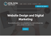 Tablet Screenshot of edilsonwebdesign.com